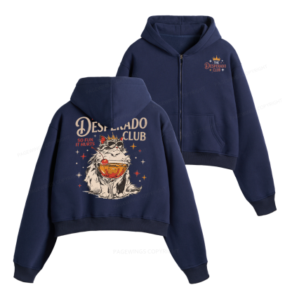 Pagewings The Desperado Club Fleece Zip-Up Hoodie