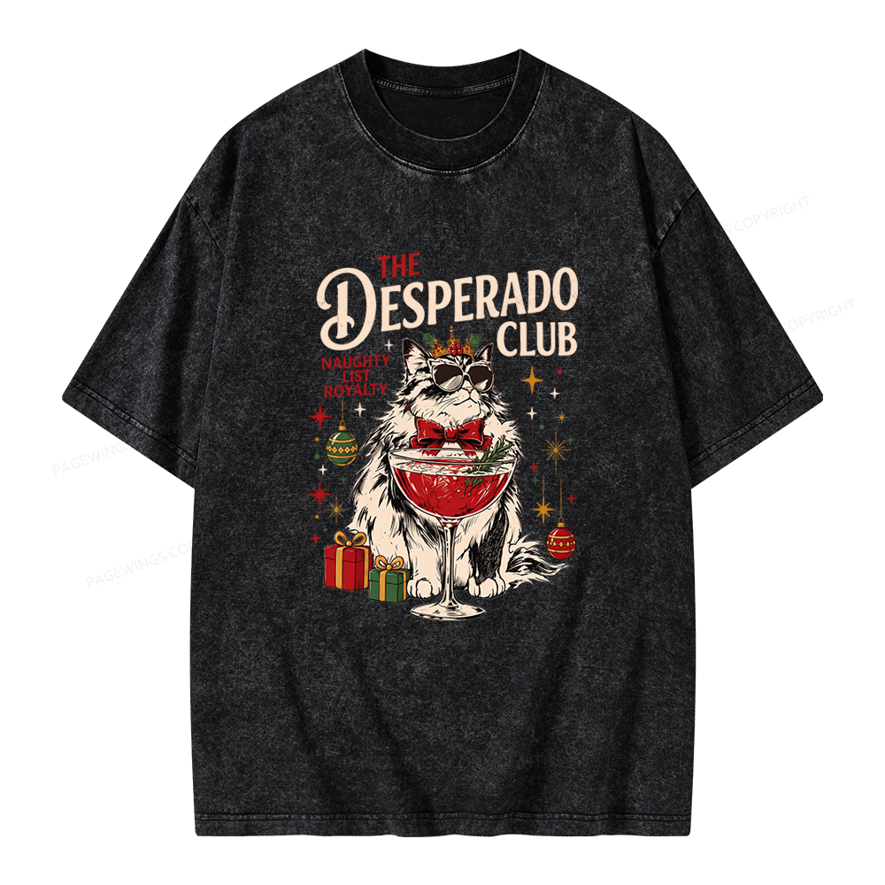 Pagewings The Desperado Club Unisex Washed T-shirt