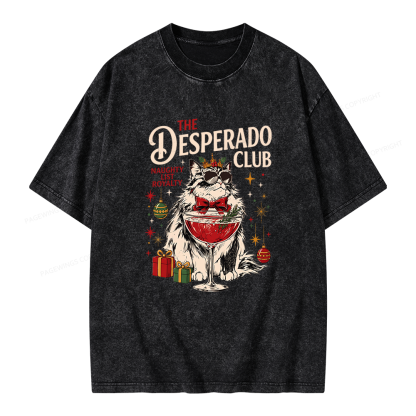 Pagewings The Desperado Club Unisex Washed T-shirt