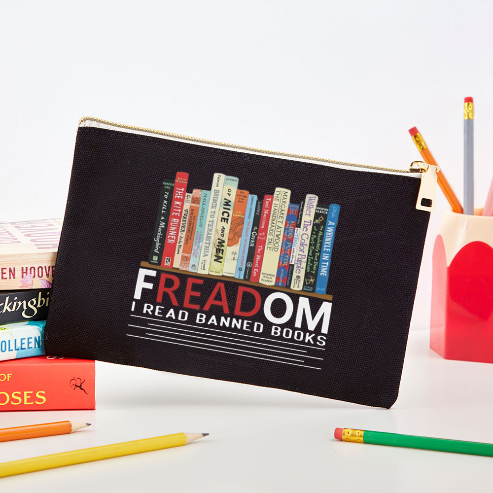 Pagewings Freadom I Read Banned Books Pouch