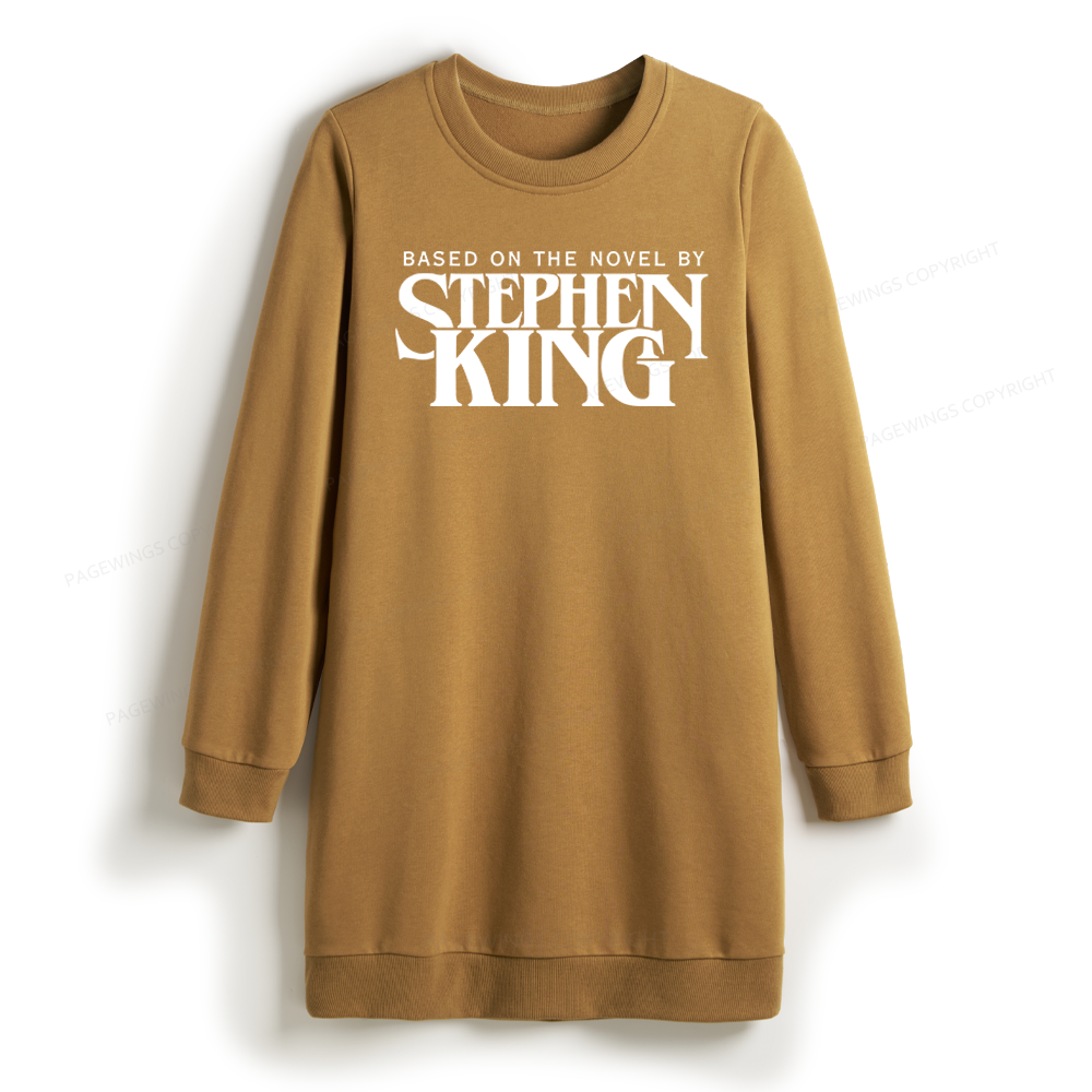 Pagewings Based On A Novel By Horror Writer Sweatshirt Dress