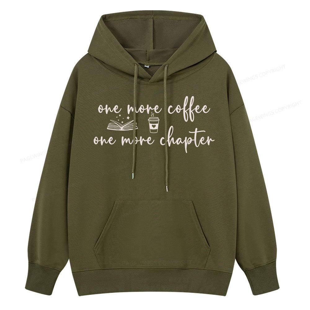 Pagewing Just One More Coffee and Books Unisex Classic Hoodie