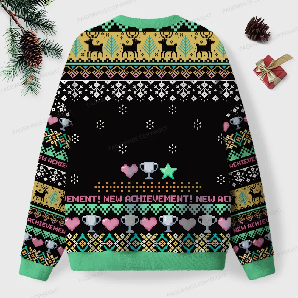 Pagewings New Achievement Unisex Ugly Knit Sweatshirt