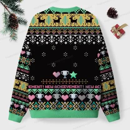 Pagewings New Achievement Unisex Ugly Knit Sweatshirt