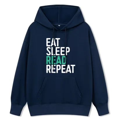 Pagewings Eat Sleep Read Repeat Unisex Classic Hoodie