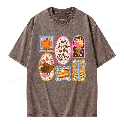Pagewings Christian Fall Unisex Washed T-shirt