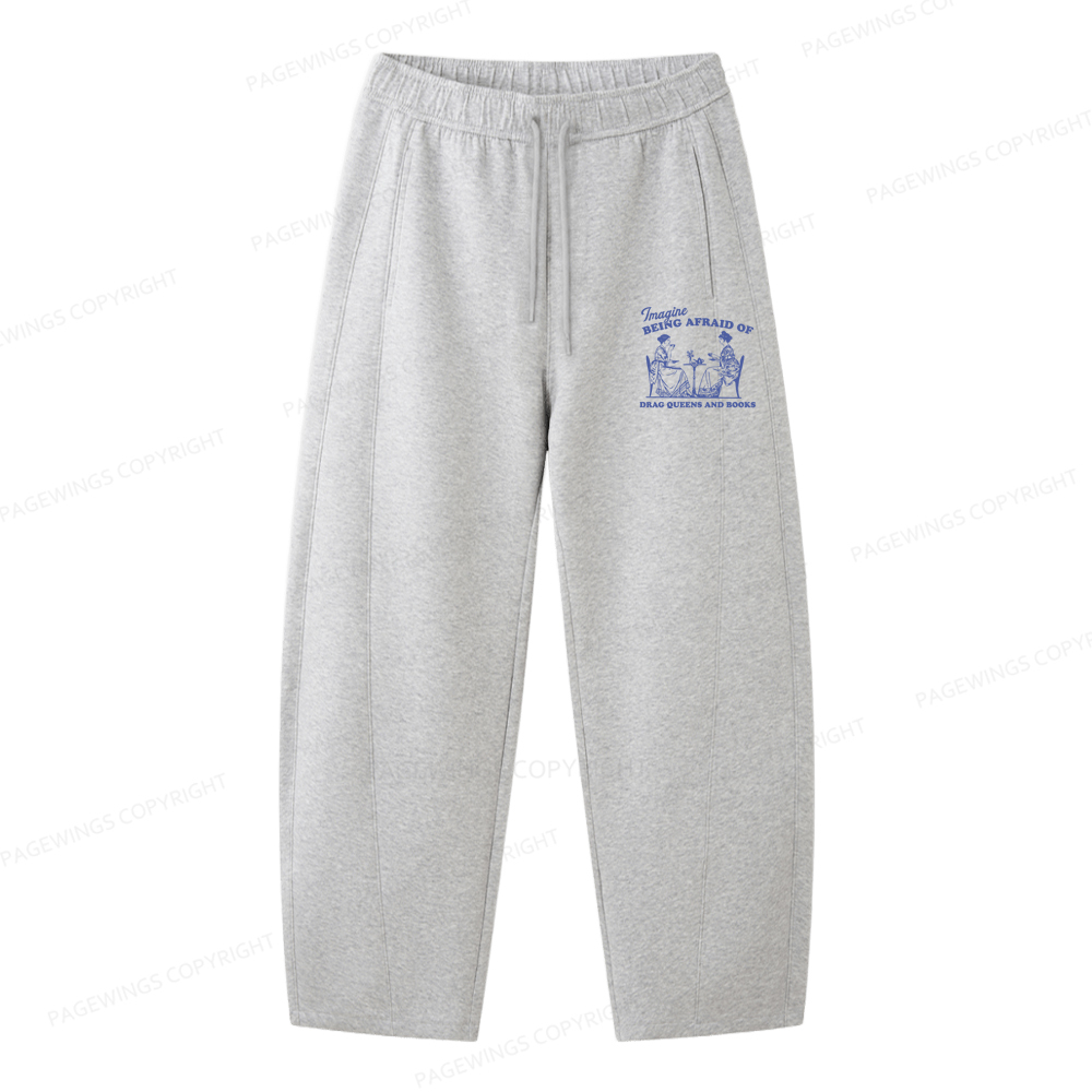 Pagewings Drag Queens Unisex Barrel Sweatpants