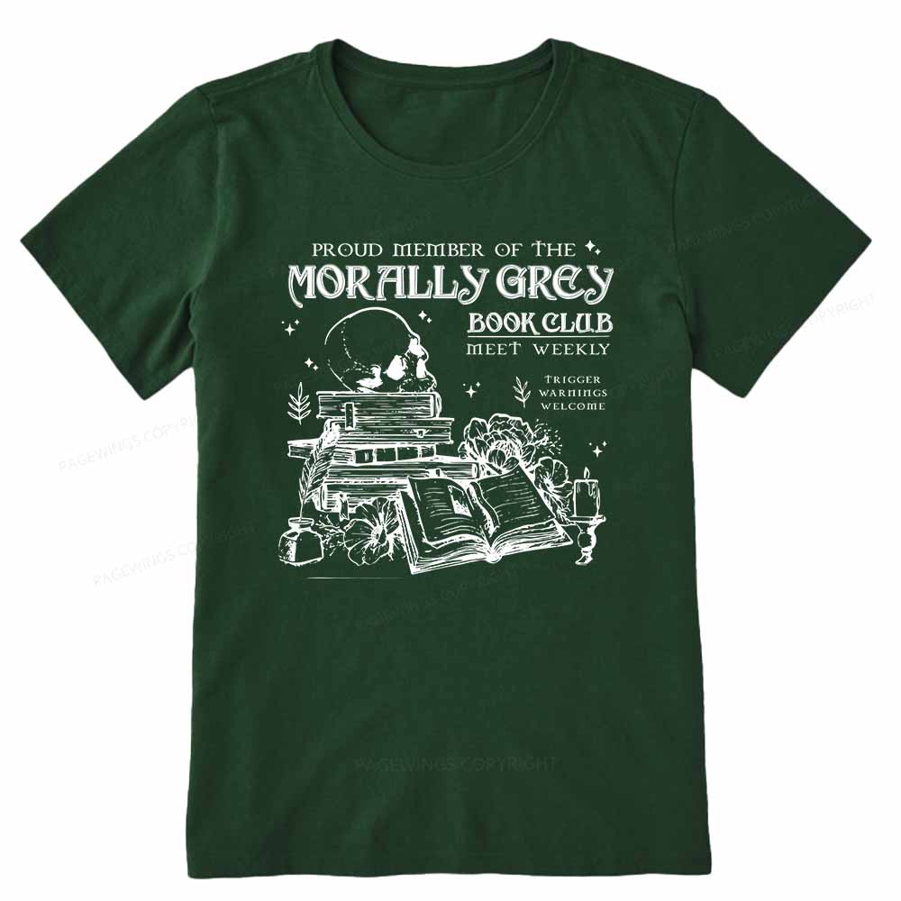Pagewings Morally Grey Book Club Unisex Classic T-shirt