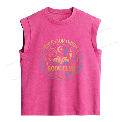 Pagewings Book Club Women's Washed Tank Top