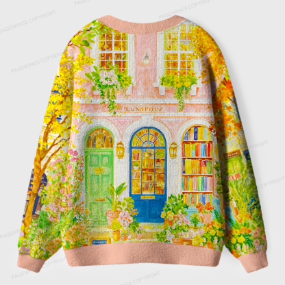 Pagewings Bookstore Unisex Ugly Cardigan Sweaters