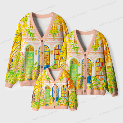 Pagewings Bookstore Unisex Ugly Cardigan Sweaters