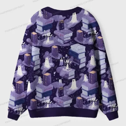 Pagewings Fantasy Reading  Unisex Ugly Cardigan Sweaters