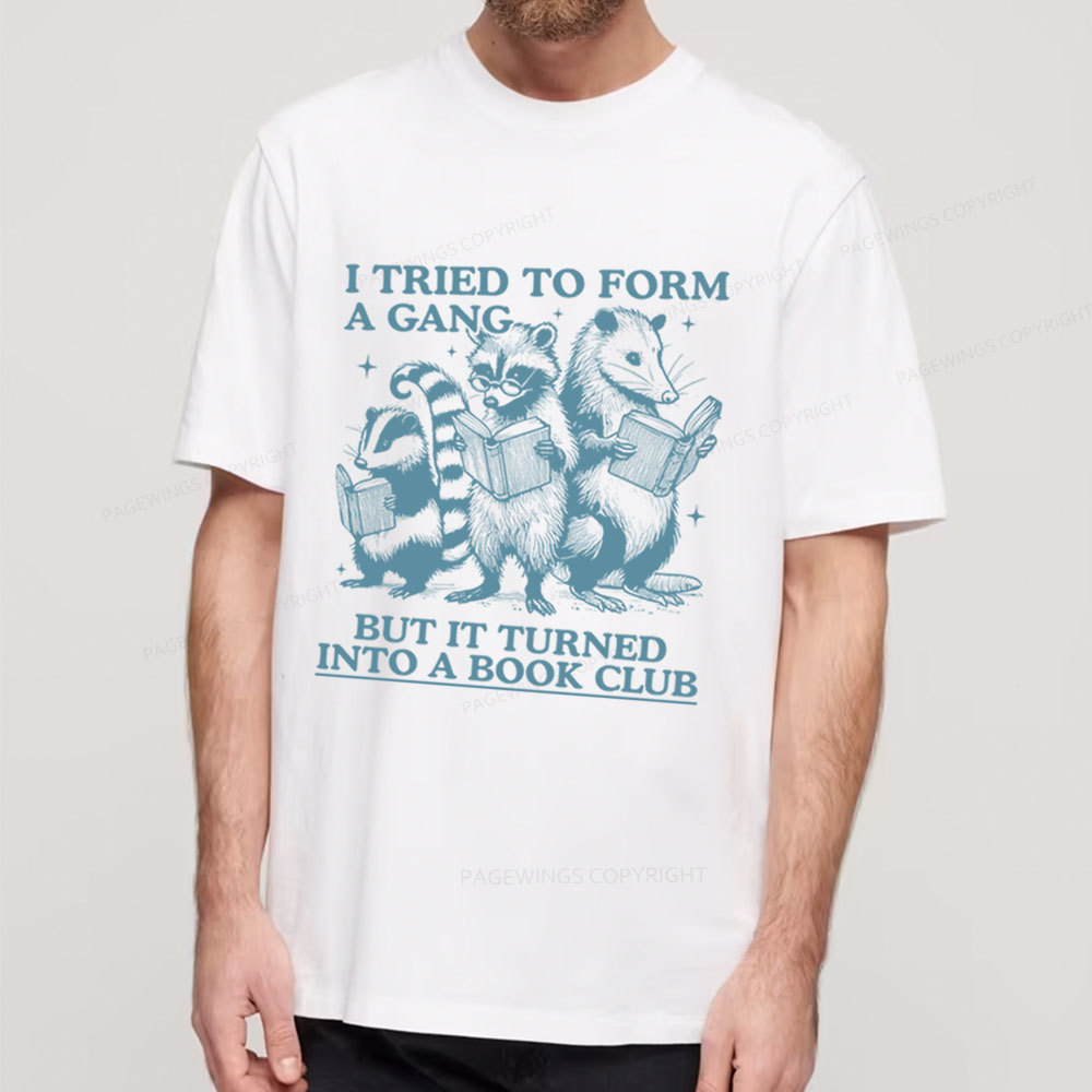Pagewings A Gang Turn Into A Book Club Unisex Classic T-shirt