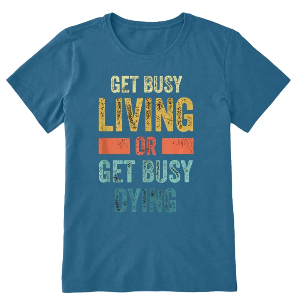 Pagewings Get Busy Living Or Get Busy Dying Unisex Classic T-shirt