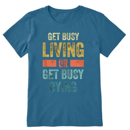 Pagewings Get Busy Living Or Get Busy Dying Unisex Classic T-shirt