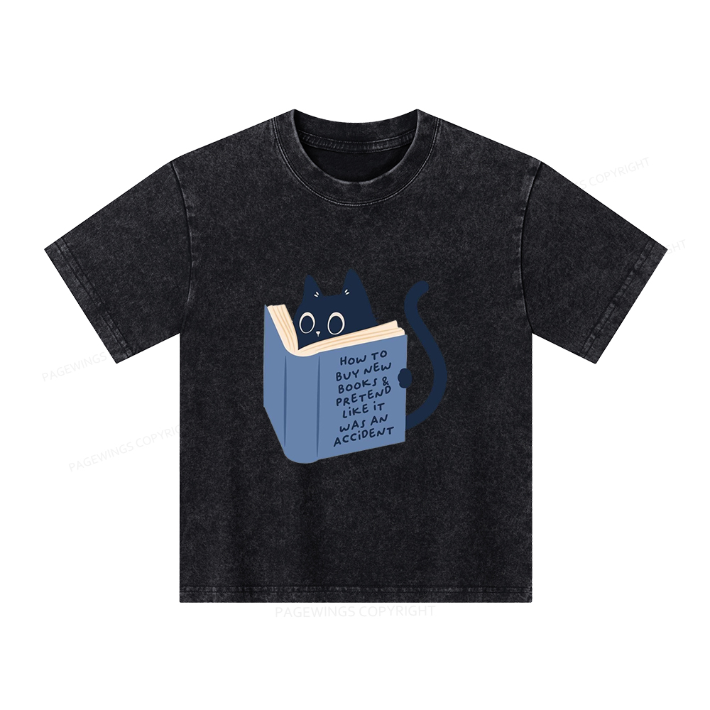 Pagewings How To Buy New Books Unisex Kids Washed T-shirt