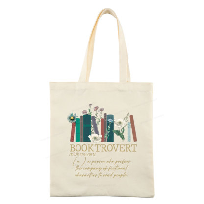 Pagewings Booktrovert Tote Bag