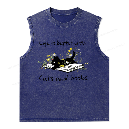 [Copy]Pagewings Public Library Sweatshirt Unisex Washed Tank Top