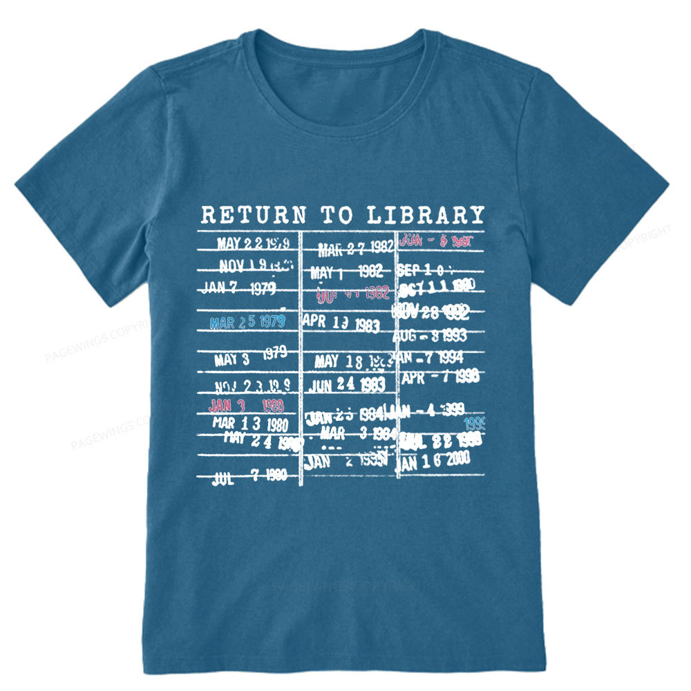 Pagewing Return To Library Unisex Classic T-shirt