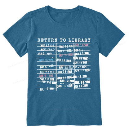 Pagewing Return To Library Unisex Classic T-shirt