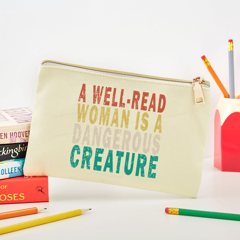 Pagewings A Well-Read Woman Is A Dangerous Creature Pouch