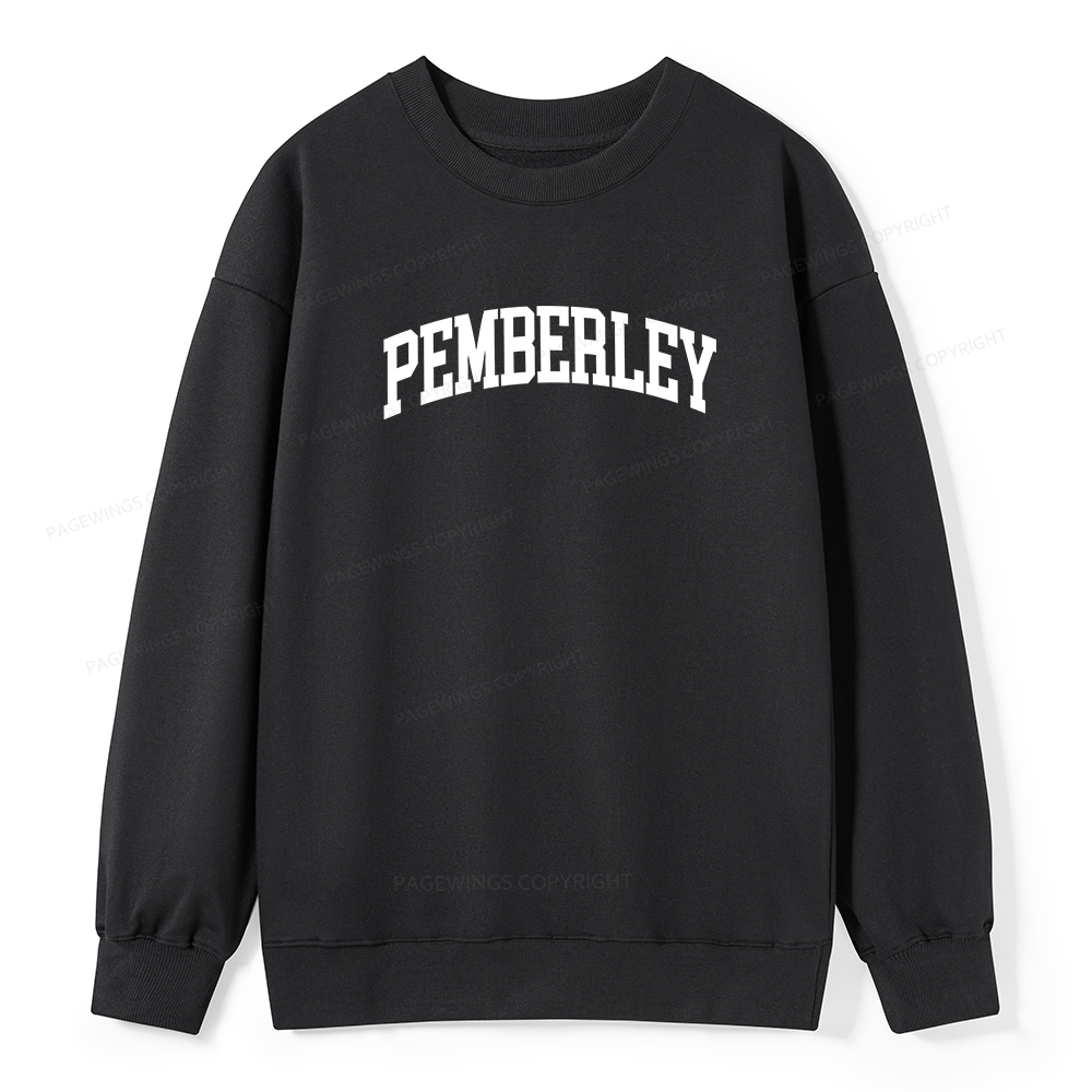 Pagewings Pride and Prejudice Pemberley Bookworm Unisex Classic Sweatshirt