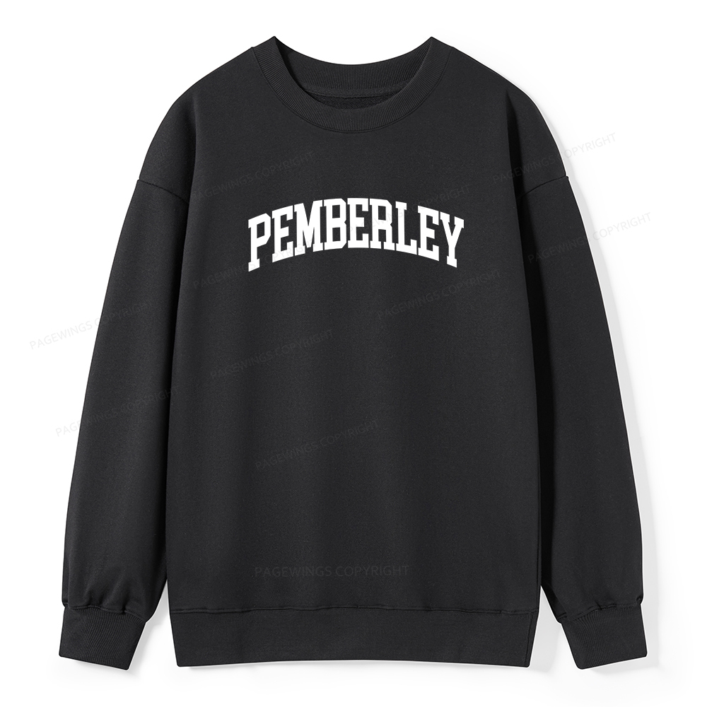 Pagewings Pride and Prejudice Pemberley Bookworm Unisex Classic Sweatshirt