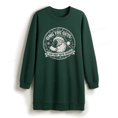 Pagewings OMG You Guys I Saw What You’re Reading Sweatshirt Dress
