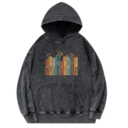 Pagewings It Ends With Us CoHo Unisex Washed Hoodie