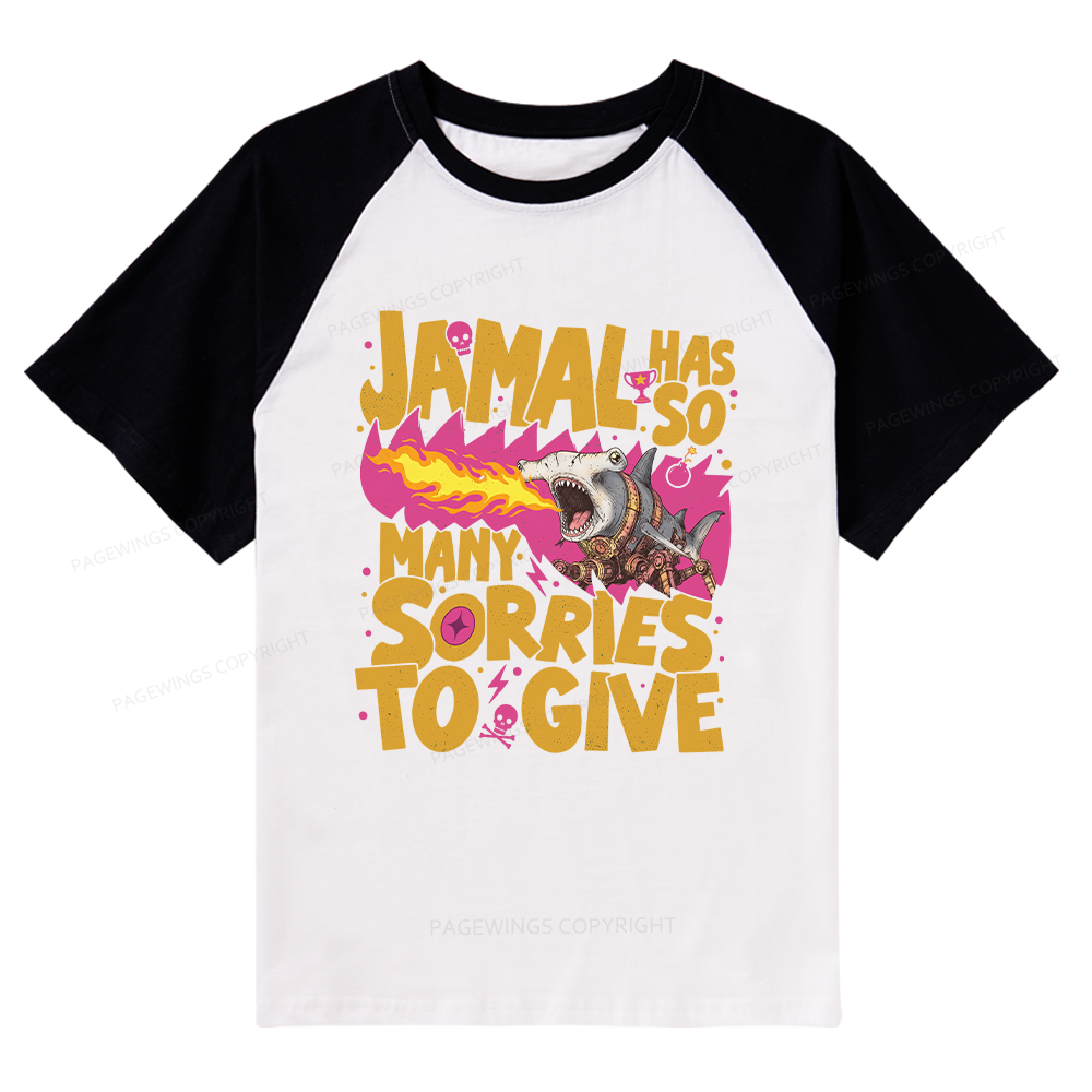 Pagewings Sci-Fi Novel Lover Raglan T-shirt