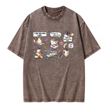 Pagewings Sci Fi Bookish Unisex Washed T-shirt