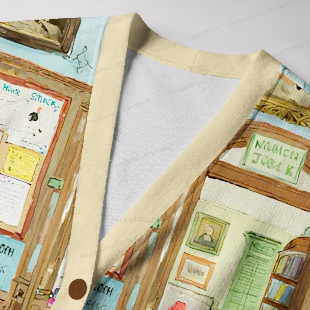 Pagewings Bookstore Unisex Ugly Cardigan Sweaters