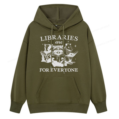 Pagewings Libraries Are For Everyone Unisex Classic Hoodie