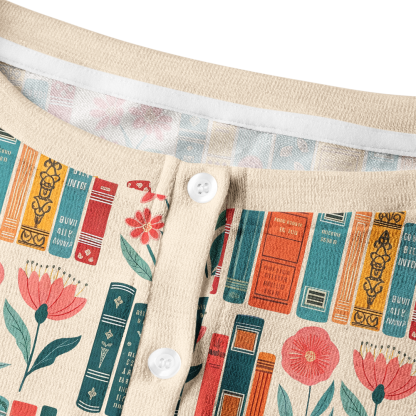 Pagewings Bookish Vibe Crew Neck Cardigan Sweaters
