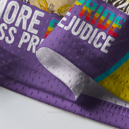 Pagewings More Pride Less Prejudice Unisex Mesh Jersey