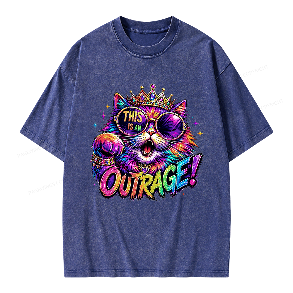 Pagewings Sci-Fi Book Lover Unisex Washed T-shirt