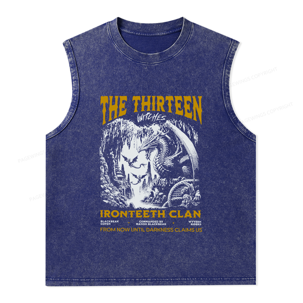 Pagewings The Thirteen Unisex Washed Tank Top