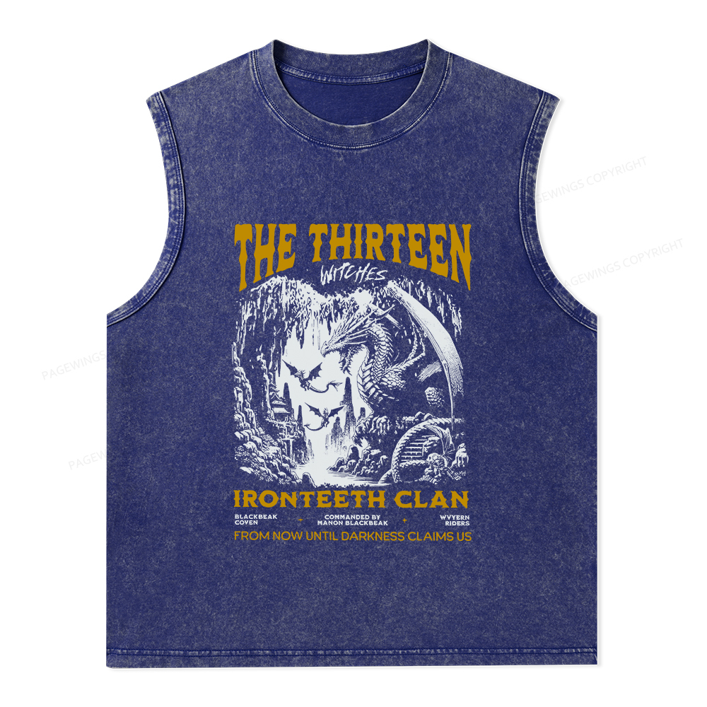 Pagewings The Thirteen Unisex Washed Tank Top