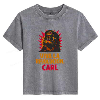 Pagewings Viva La Revolucion Women's Washed T-shirt