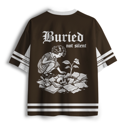 Pagewings Buried Not Silent Unisex Mesh Jersey