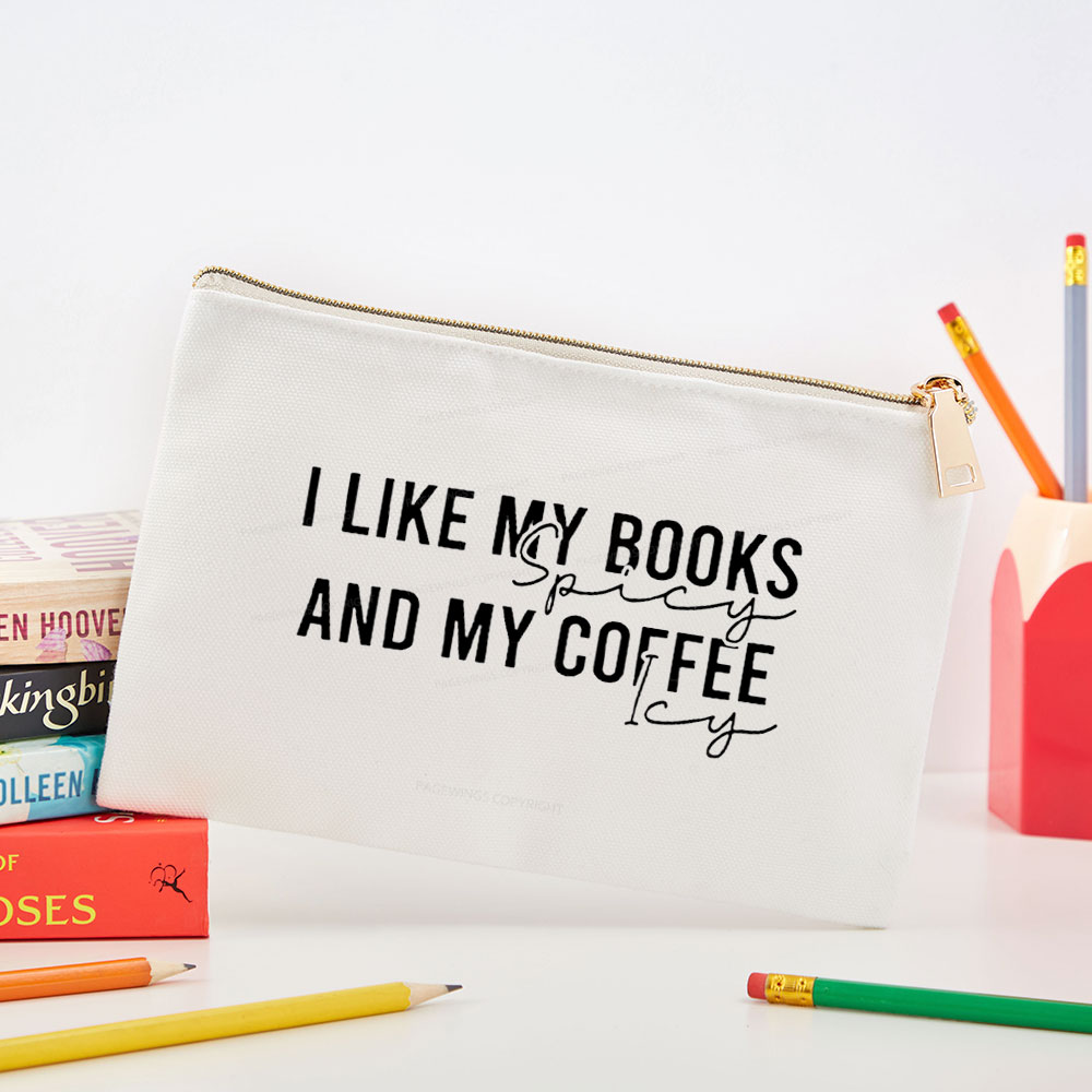 Pagewings I Like My Books And My Coffee Pouch