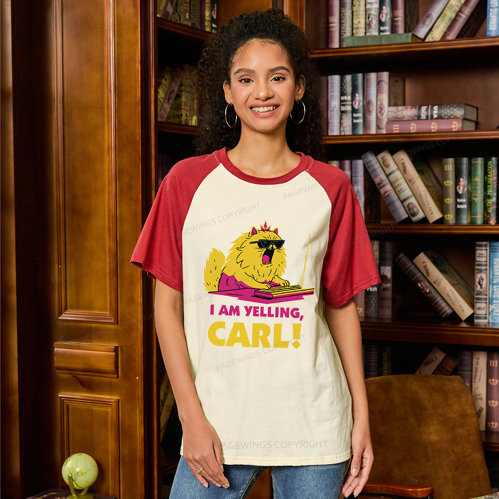 Pagewings Sci Fi Books Lover Raglan T-shirt