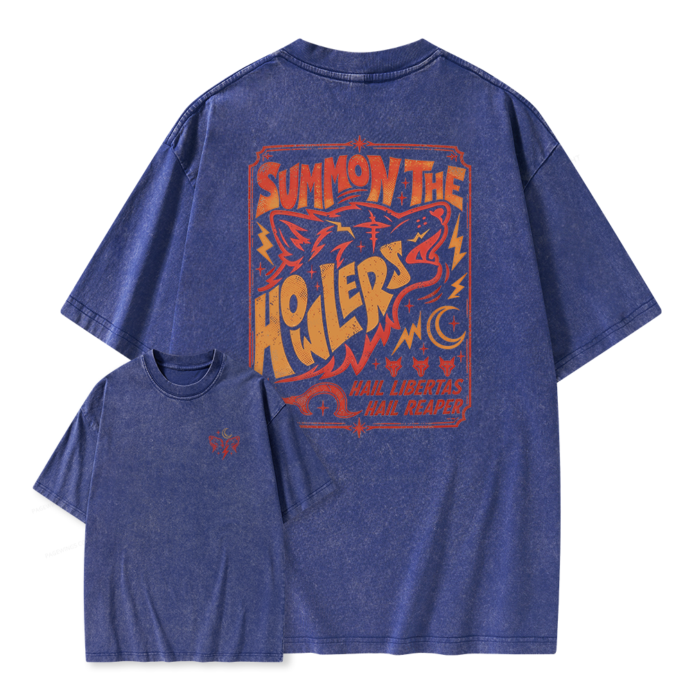 Pagewings Sci Fi Bookish Unisex Washed T-shirt