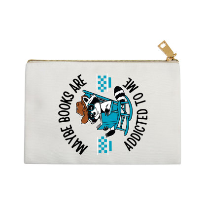 Pagewing Books Are Addicted To Me Pouch