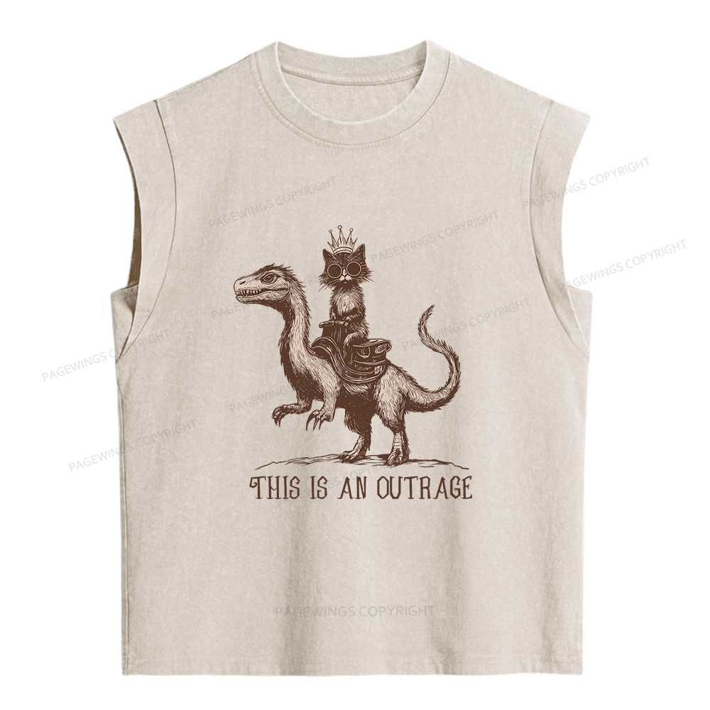 Pagewings Sci-Fi Book Lovers Women's Washed Tank Top