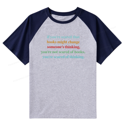 Pagewings Censorship Social Justice Shirt Booktrovert Raglan T-shirt