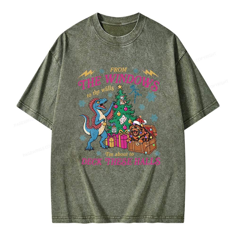 Pagewings From The Windows To The Wall Unisex Washed T-shirt
