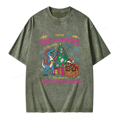 Pagewings From The Windows To The Wall Unisex Washed T-shirt
