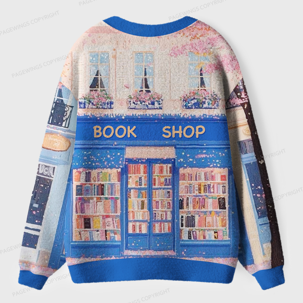 Pagewings Bookshop Unisex Ugly Cardigan Sweaters