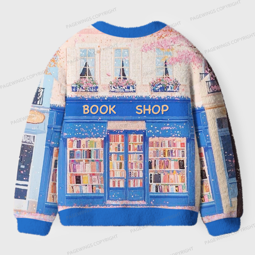 Pagewings Bookshop Unisex Ugly Cardigan Sweaters